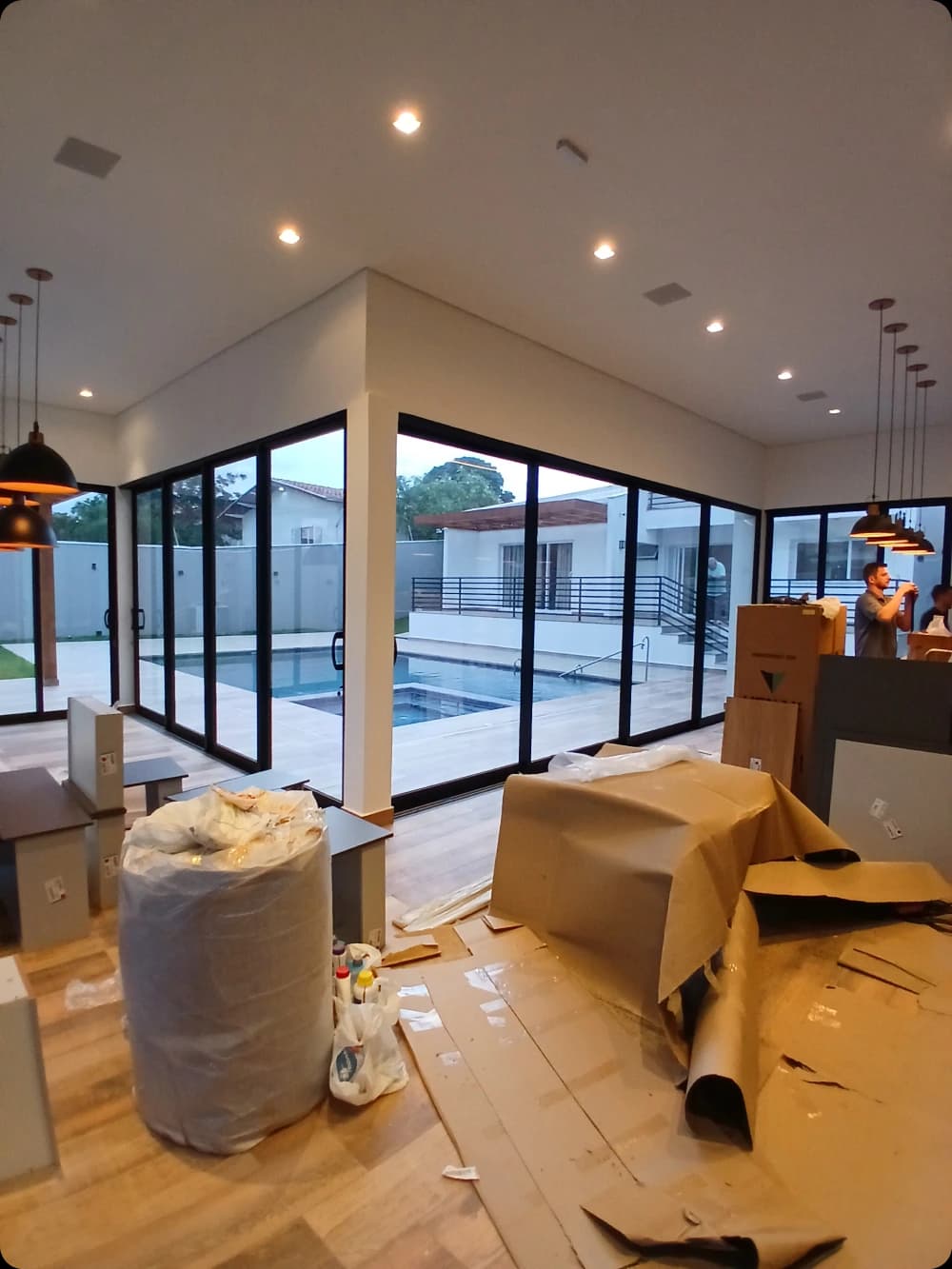 Fachada espelhada moderna